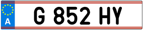 Truck License Plate